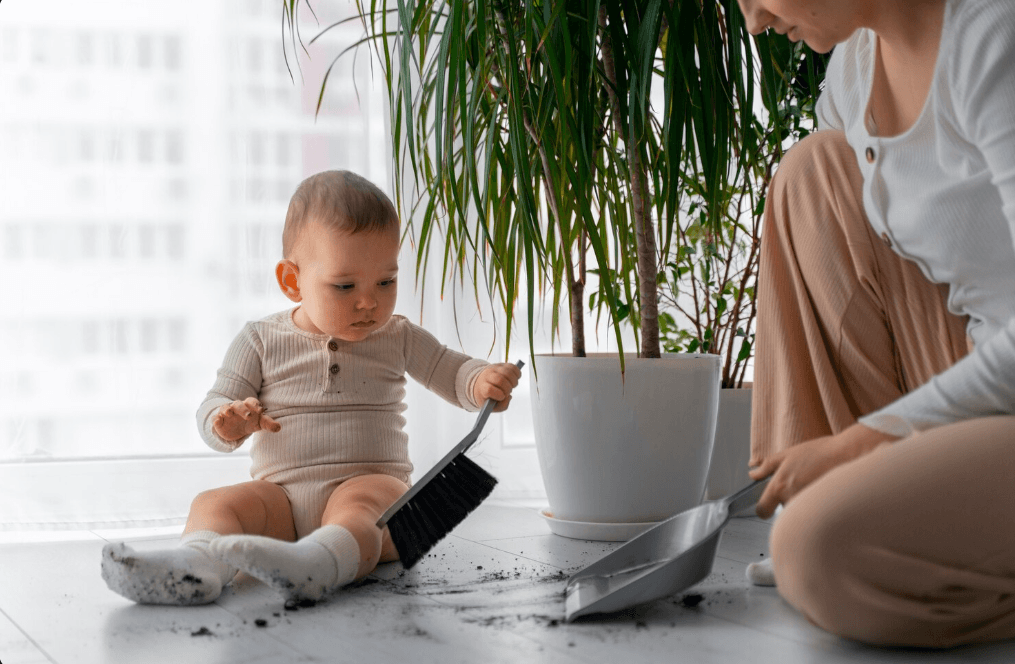 New born baby house cleaningg