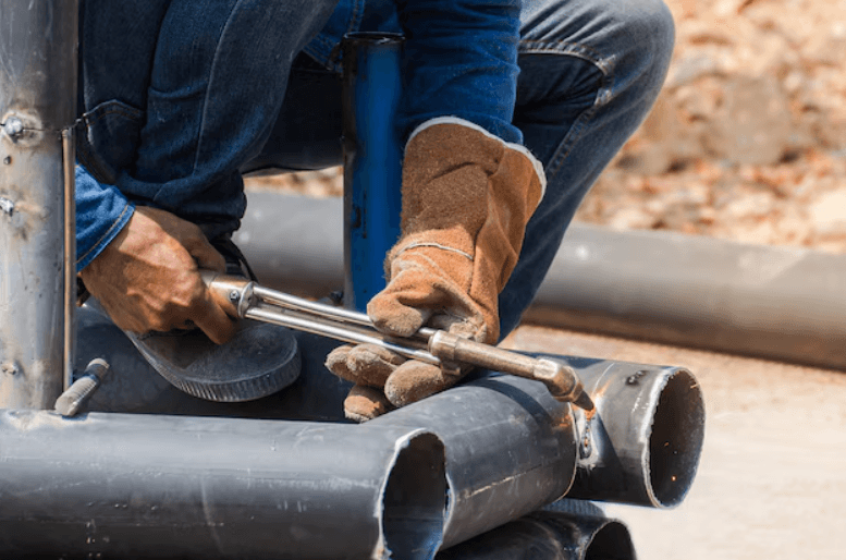 Concealed pipeline rework